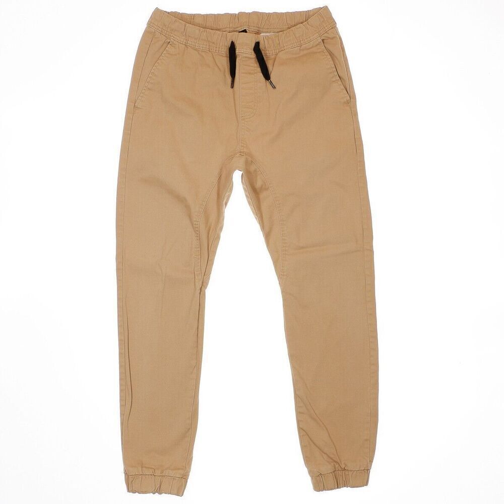 Southpole Pants Boys Size L 29x27 Khaki Flex Jogger Elastic Waist Drawstring